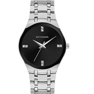 Wittnauer Stainless Diamond Dial Watch